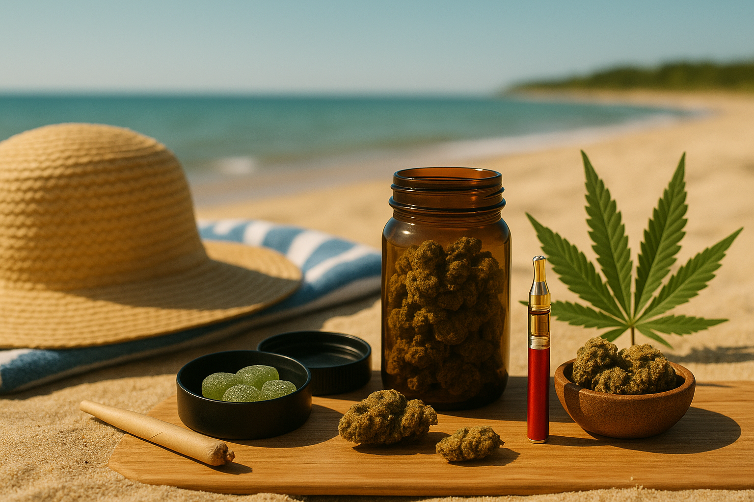 Beach Day Bliss: Cannabis Essentials for Sun and Sand